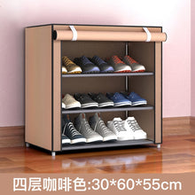 Load image into Gallery viewer, Dustproof 8 Layers 10 Layers Shoes Cabinet Shoe Rack Fabric Furniture Home Bedroom Dormitory Shoe Rack Organizer Ins Minimalist
