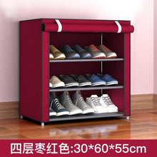 Load image into Gallery viewer, Dustproof 8 Layers 10 Layers Shoes Cabinet Shoe Rack Fabric Furniture Home Bedroom Dormitory Shoe Rack Organizer Ins Minimalist