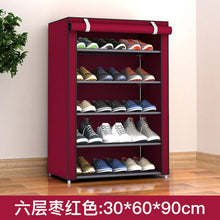 Load image into Gallery viewer, Dustproof 8 Layers 10 Layers Shoes Cabinet Shoe Rack Fabric Furniture Home Bedroom Dormitory Shoe Rack Organizer Ins Minimalist