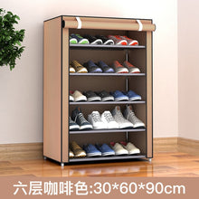 Load image into Gallery viewer, Dustproof 8 Layers 10 Layers Shoes Cabinet Shoe Rack Fabric Furniture Home Bedroom Dormitory Shoe Rack Organizer Ins Minimalist