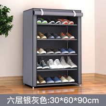 Load image into Gallery viewer, Dustproof 8 Layers 10 Layers Shoes Cabinet Shoe Rack Fabric Furniture Home Bedroom Dormitory Shoe Rack Organizer Ins Minimalist