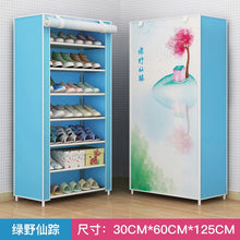 Load image into Gallery viewer, Dustproof 8 Layers 10 Layers Shoes Cabinet Shoe Rack Fabric Furniture Home Bedroom Dormitory Shoe Rack Organizer Ins Minimalist