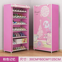 Load image into Gallery viewer, Dustproof 8 Layers 10 Layers Shoes Cabinet Shoe Rack Fabric Furniture Home Bedroom Dormitory Shoe Rack Organizer Ins Minimalist