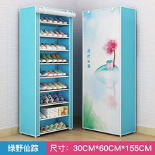 Load image into Gallery viewer, Dustproof 8 Layers 10 Layers Shoes Cabinet Shoe Rack Fabric Furniture Home Bedroom Dormitory Shoe Rack Organizer Ins Minimalist