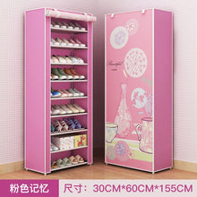 Load image into Gallery viewer, Dustproof 8 Layers 10 Layers Shoes Cabinet Shoe Rack Fabric Furniture Home Bedroom Dormitory Shoe Rack Organizer Ins Minimalist