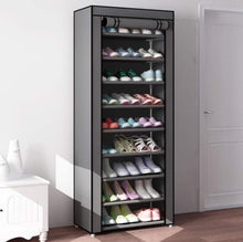 Load image into Gallery viewer, Dustproof 8 Layers 10 Layers Shoes Cabinet Shoe Rack Fabric Furniture Home Bedroom Dormitory Shoe Rack Organizer Ins Minimalist