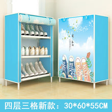 Load image into Gallery viewer, Dustproof 8 Layers 10 Layers Shoes Cabinet Shoe Rack Fabric Furniture Home Bedroom Dormitory Shoe Rack Organizer Ins Minimalist